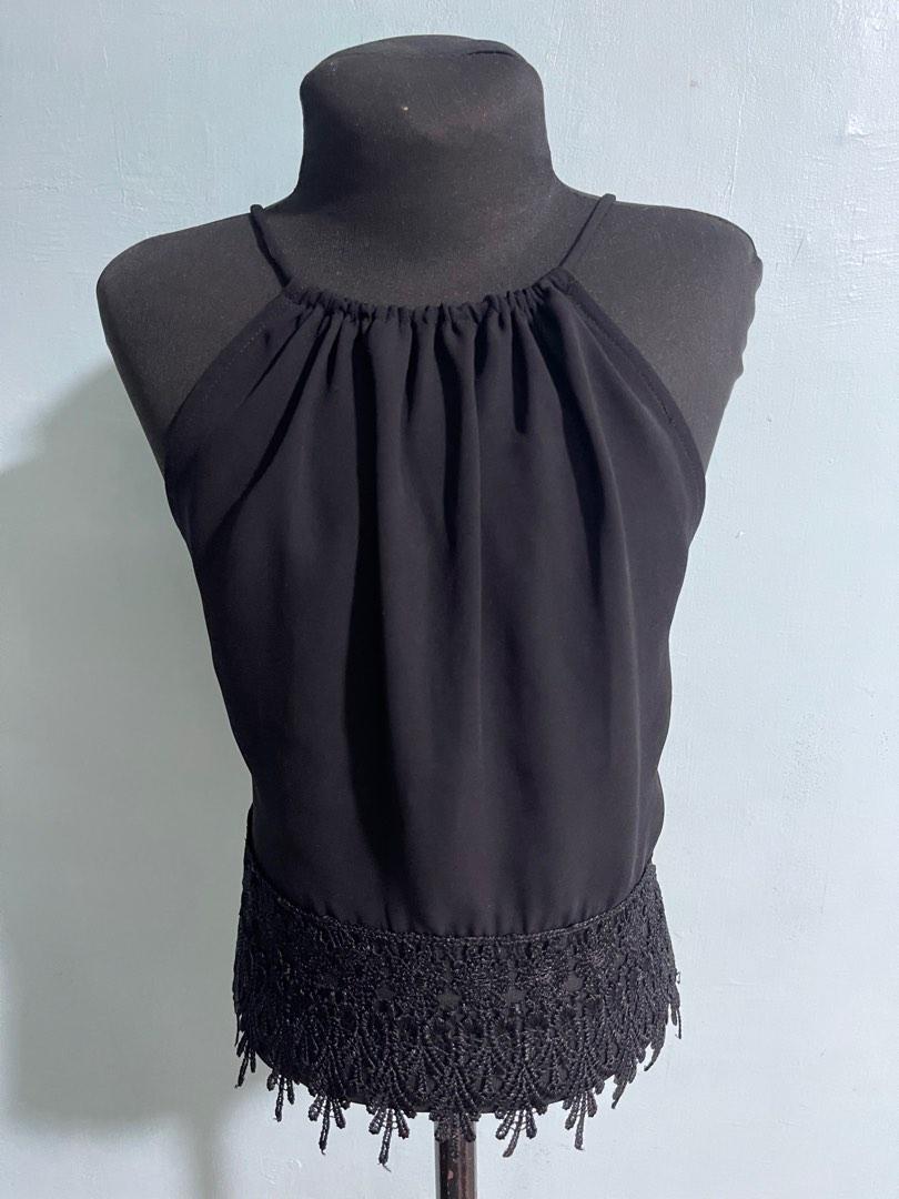 Black Sleeveless top (Category: Sleeveless) located in Pototan. Submitted by cconst (Listing ID 1189609653, Image 1). Description: Fits XS-Medium.