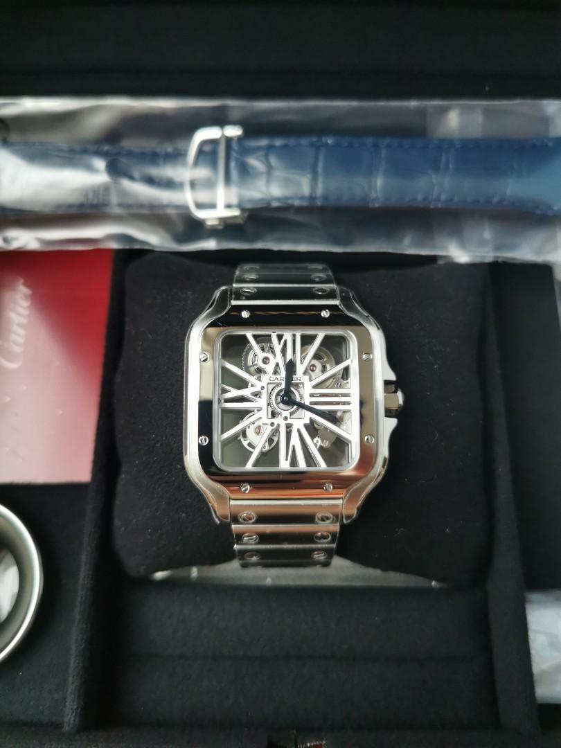 Cartier santos de cartier skeleton top