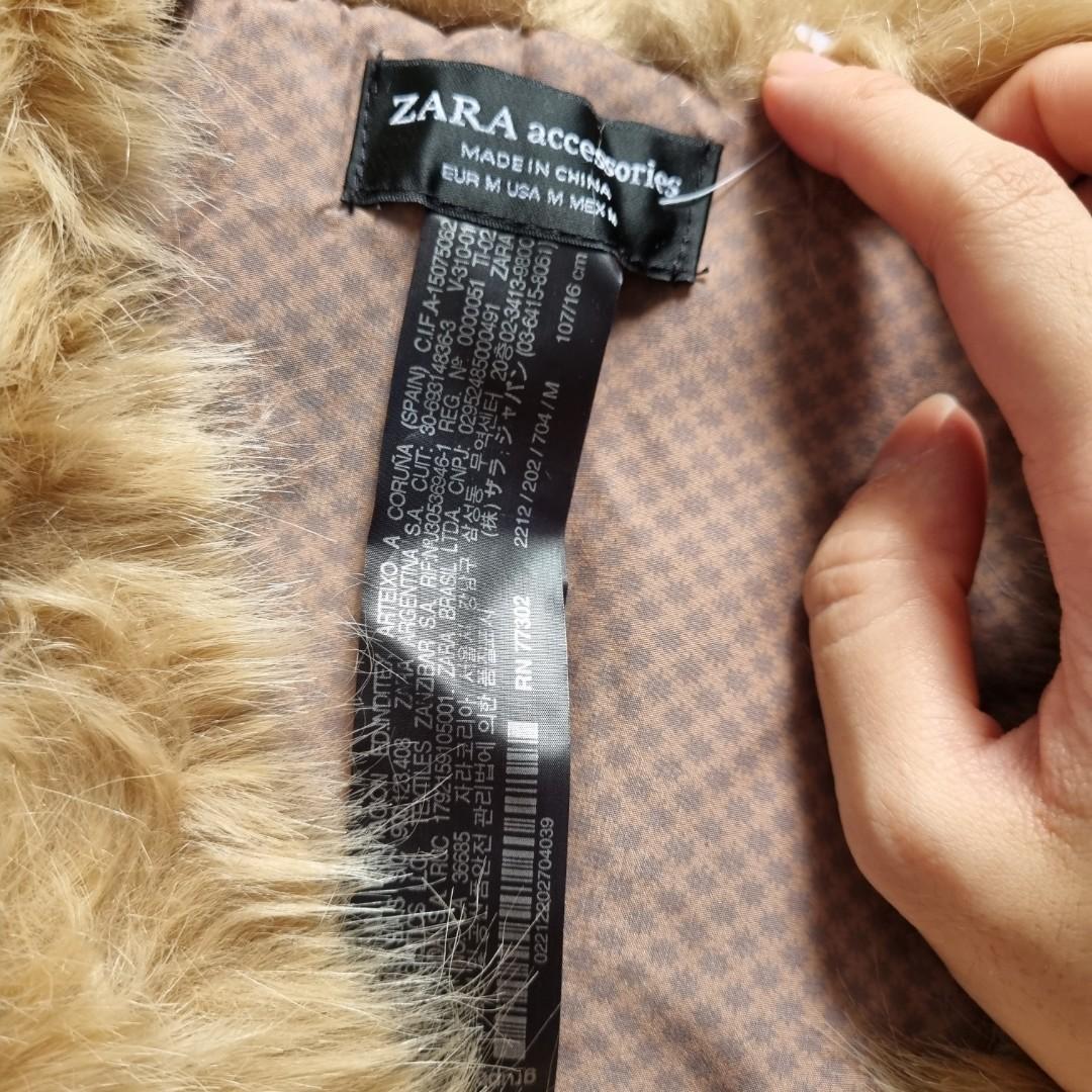 Fur stole zara hotsell