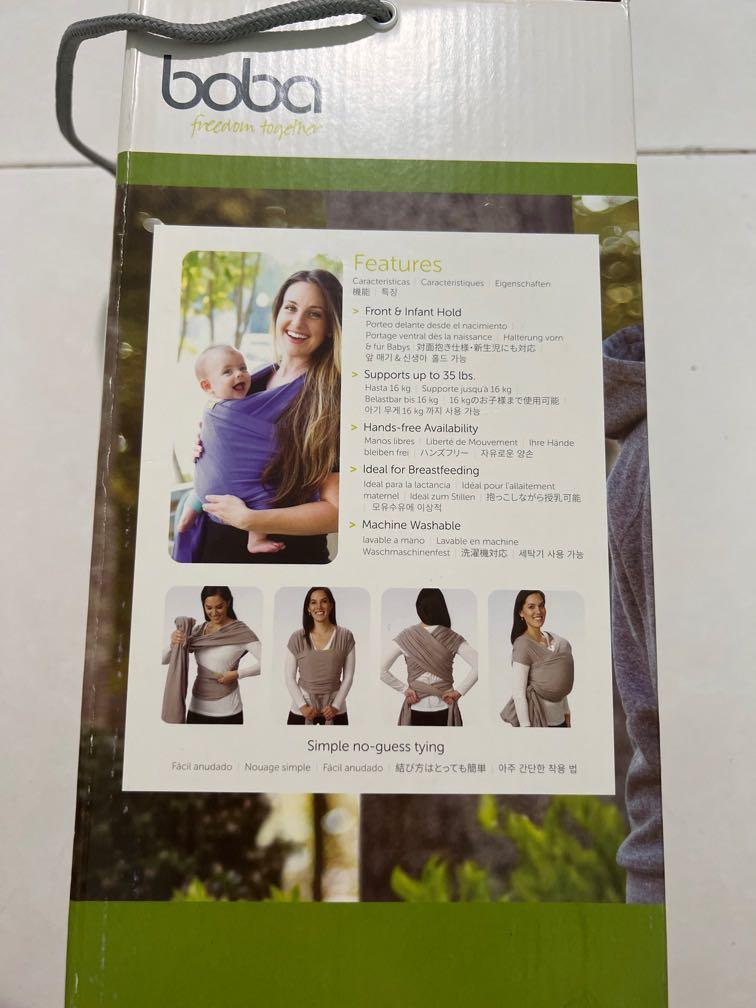 Boba Baby Wrap, Babies & Kids, Going Out, Carriers & Slings on Carousell