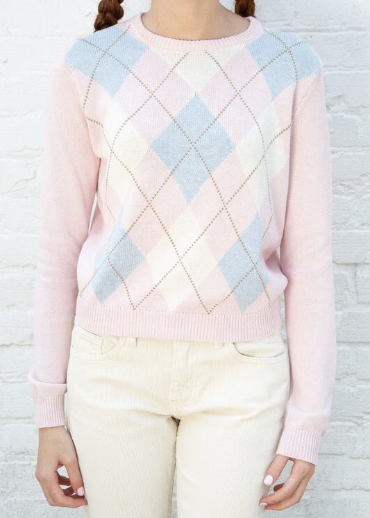 Pink brandy melville sweater discount