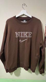 brown nike sweater