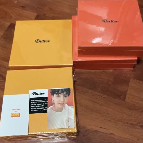 BTS BUTTER ALBUM PEACHES AND CREAM VERSION, Hobbies & Toys