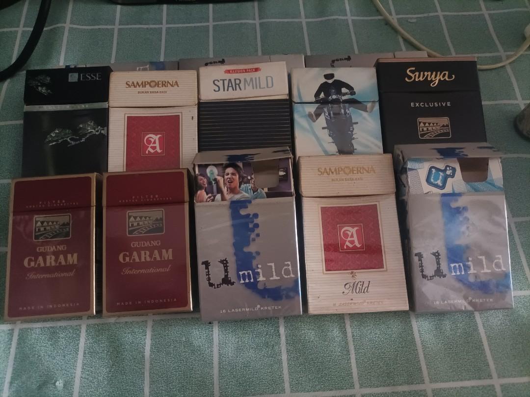 Bungkus rokok tanpa iklan layanan kesehatan, Antik, Pajangan di Carousell