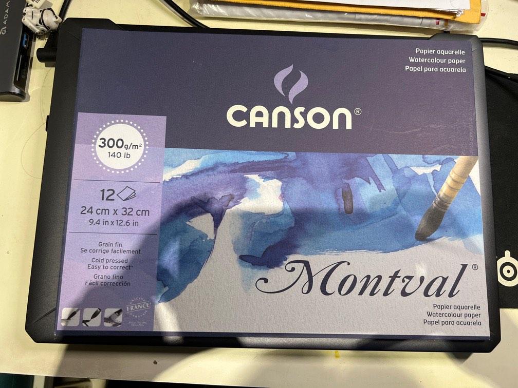 Canson Montval Watercolor Paper, Hobbies & Toys, Stationary & Craft