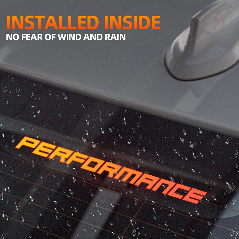 Car Acrylic Sticker 3rd Brake Light BMW M Performance for BMW 3, 5, 6