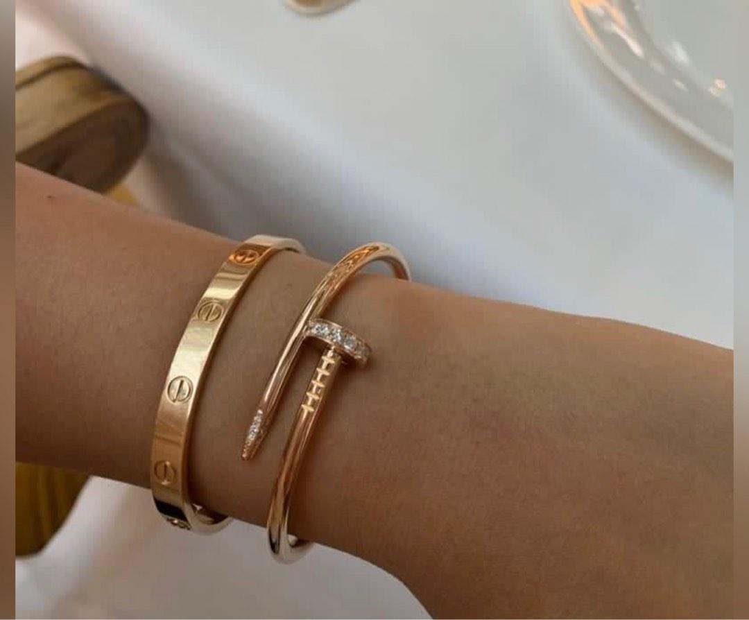 CARTIER UNBOXING - Cartier Love Bracelet Small 15 cm, Cartier Juste Un Clou  Ring Sm