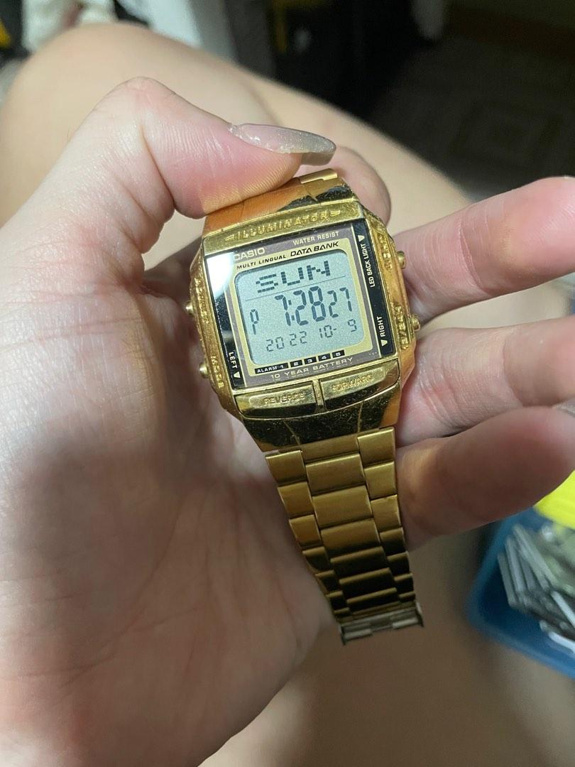 Casio gold hotsell watch on wrist