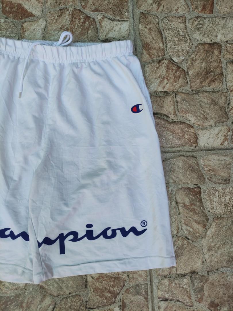 Champion big script shorts sales