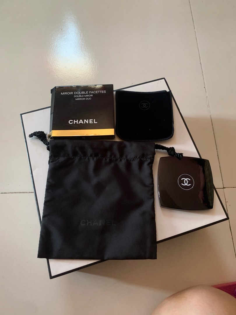 Chanel double mirror(authentic), Luxury, Accessories on Carousell