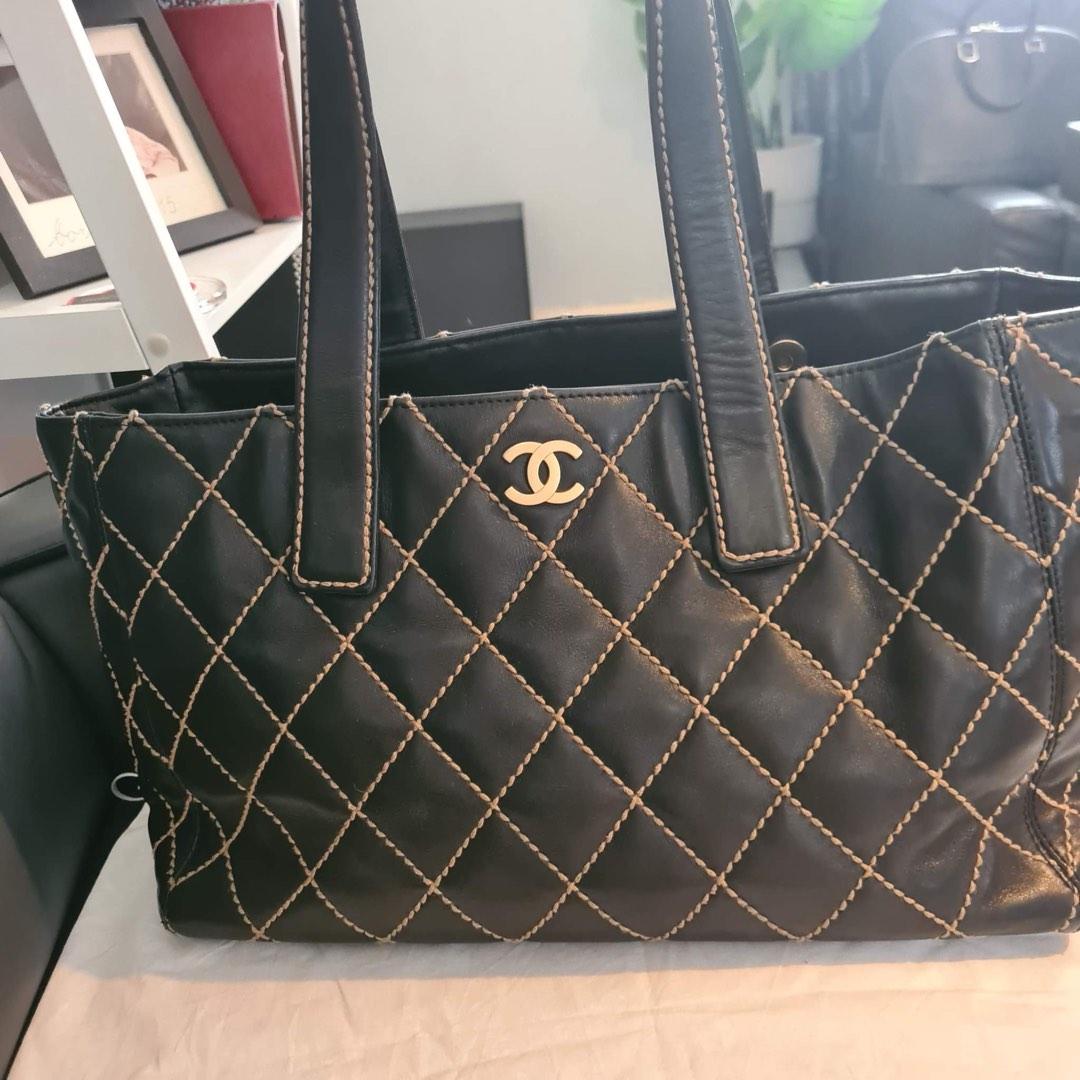 Chanel Wild Stitch tote, Luxury, Bags & Wallets on Carousell