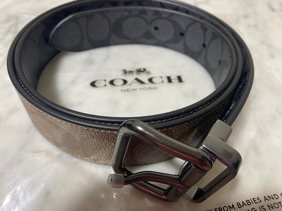 Coach Men Belt, Men's Fashion, Watches & Accessories, Belts on Carousell