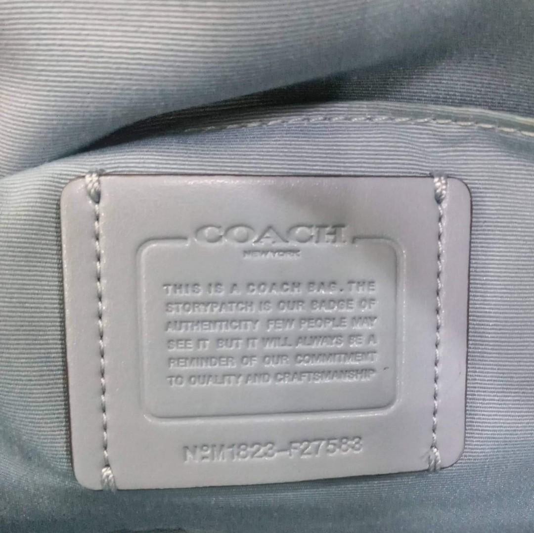 Coach Mini Alma Type (Category: Luxury Bags & Wallets) located in Taguig. Submitted by esa.agustin (Listing ID 1189549289, Image 3). Description: Original Coach beige pvc leathet mini alma type bag. With dust bag and original sling..