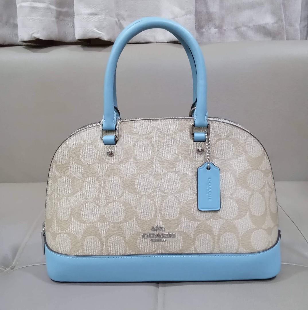 Coach Mini Alma Type (Category: Luxury Bags & Wallets) located in Taguig. Submitted by esa.agustin (Listing ID 1189549289, Image 2). Description: Original Coach beige pvc leathet mini alma type bag. With dust bag and original sling..