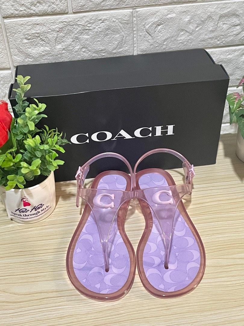 Coach jelly sales flip flops