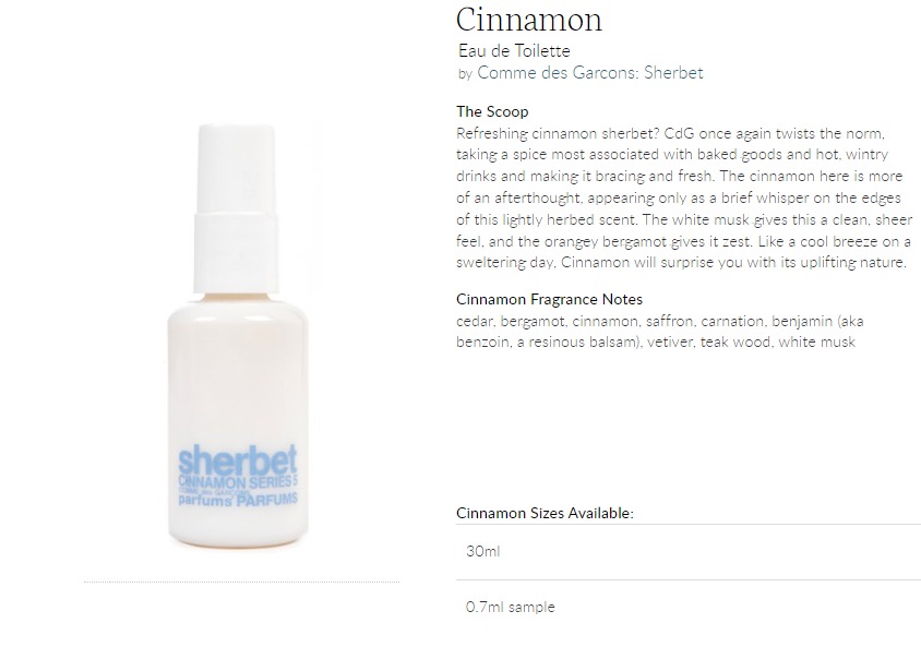 Comme des garcons series store 5 sherbet peppermint precio