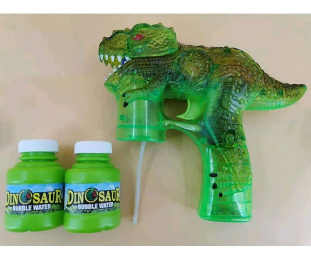 DINOSAUR BUBBLE GUN FOR KIDS (Category: Kids Toys) located in Pasig City. Submitted by benildarustia18 (Listing ID 1189676903, Image 3). Description: Onhand and available.