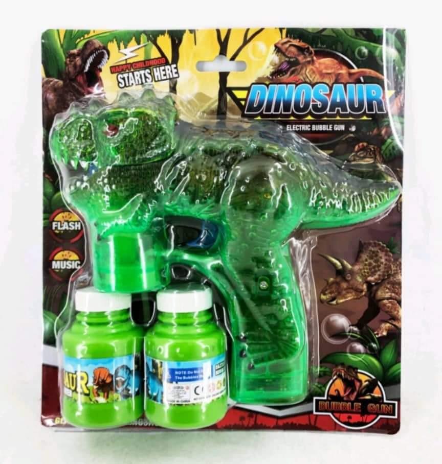 DINOSAUR BUBBLE GUN FOR KIDS (Category: Kids Toys) located in Pasig City. Submitted by benildarustia18 (Listing ID 1189676903, Image 1). Description: Onhand and available.