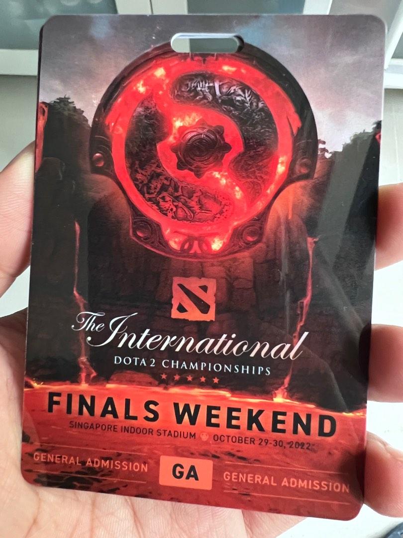 Dota 2 The International Finals Ticket On hand, Tickets & Vouchers