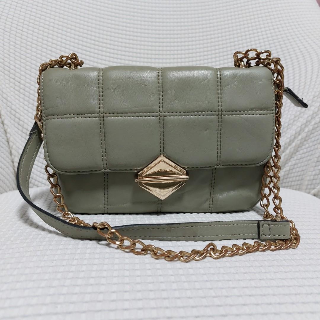 Green - Handcrafted Quilted Sling Bag 22 main image 0