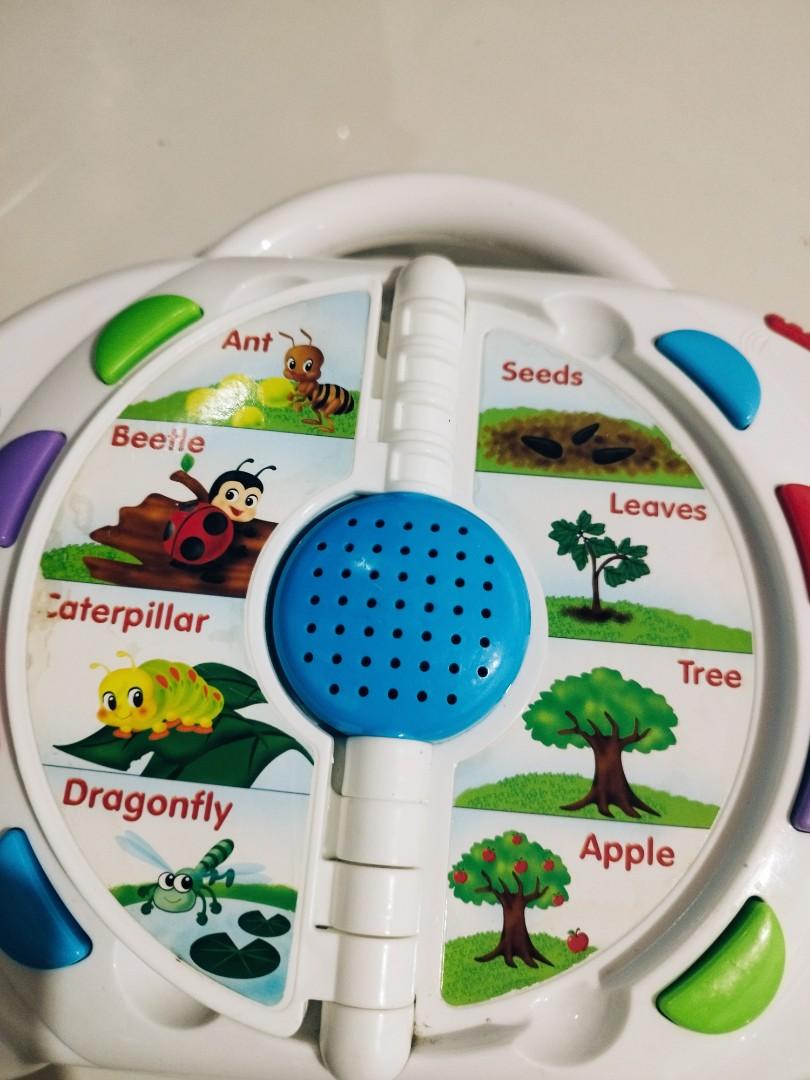 Educational Alphabet Words Flip Book Electronic Toddler Toy like Vtech ...