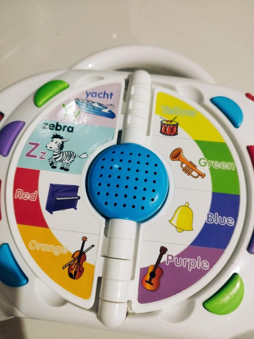Educational Alphabet Words Flip Book Electronic Toddler Toy like Vtech ...