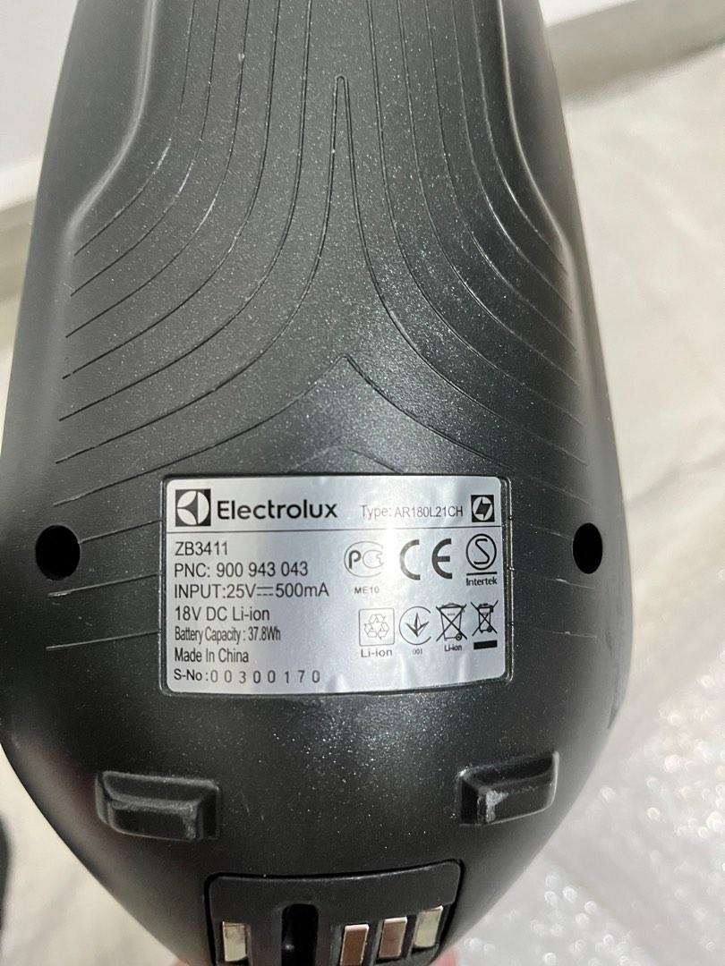 ELECTROLUX ZB3411 HANDSTICK VACUUM CLEANER (18V) 2IN1 ERGORAPIDO