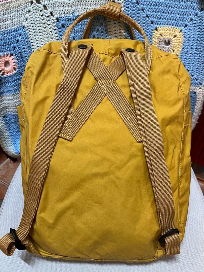 Fjallraven Kanken Backpack Mustard Women s Fashion Bags Wallets Backpacks on Carousell