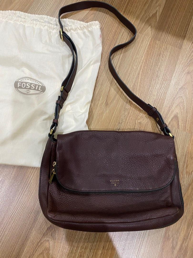 Fossil preston crossbody maroon clearance