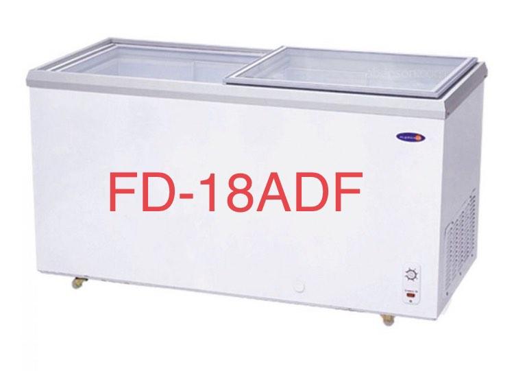 fujidenzo chest freezer sliding glass door 7cuft 11cuft 15cuft 18cuft