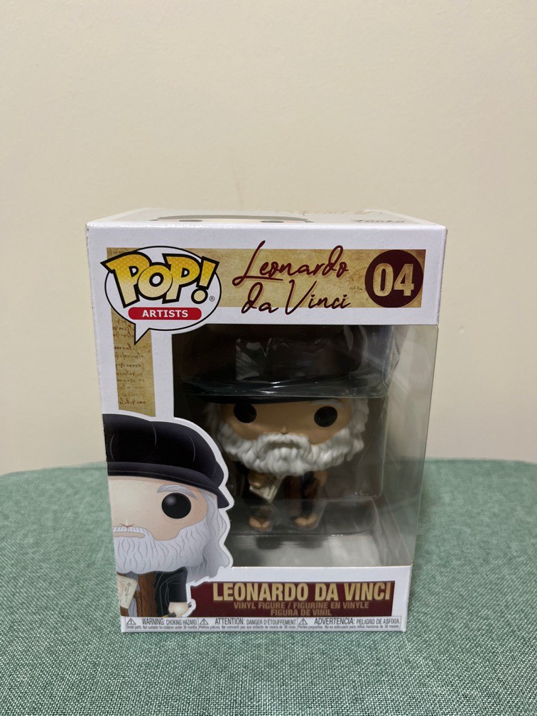 Figurine Funko POP! Leonardo Da Vinci #04 - Série Artists - Vinyle - Neuf Scellé
