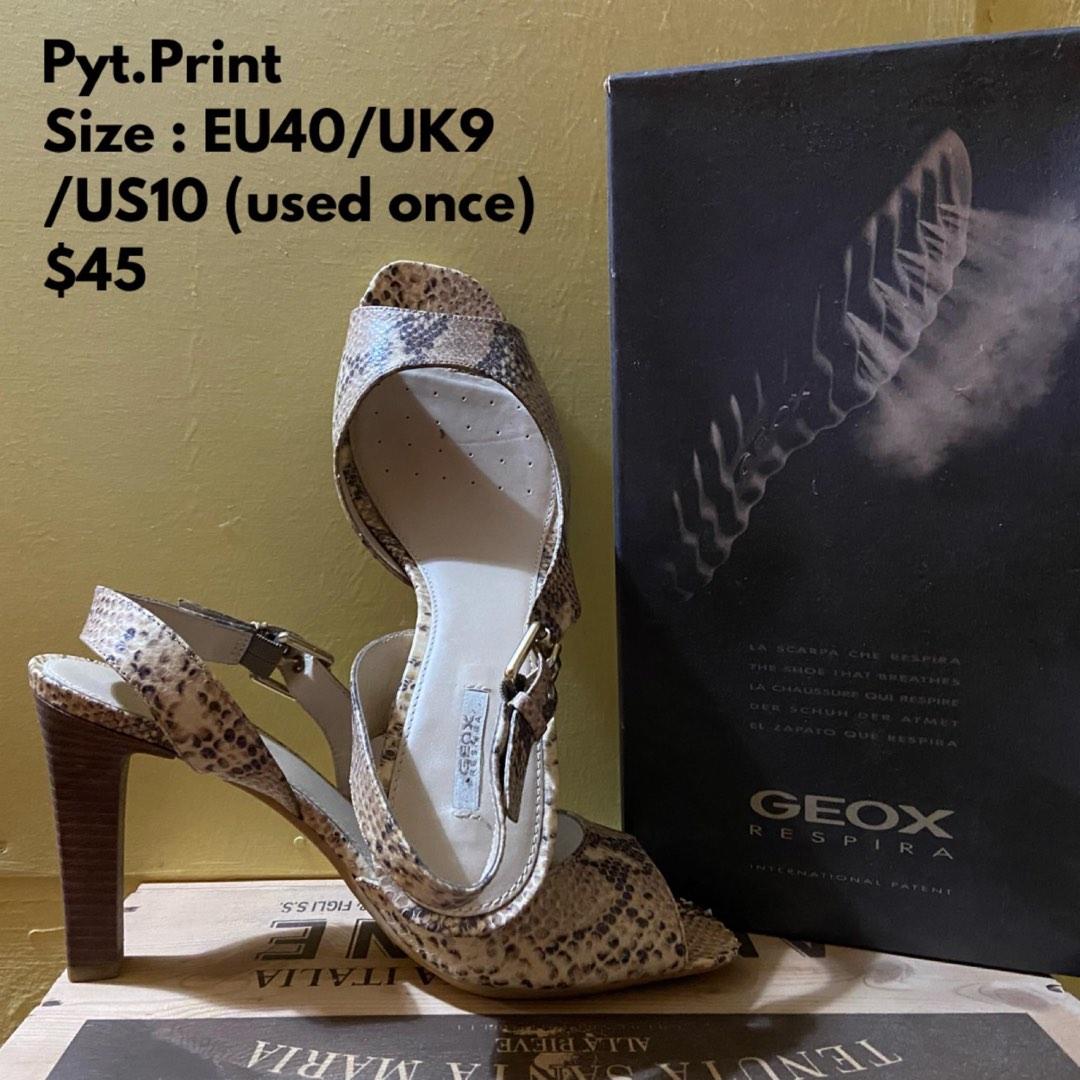 Geox Python Print heels Women s Fashion Footwear Heels on Carousell