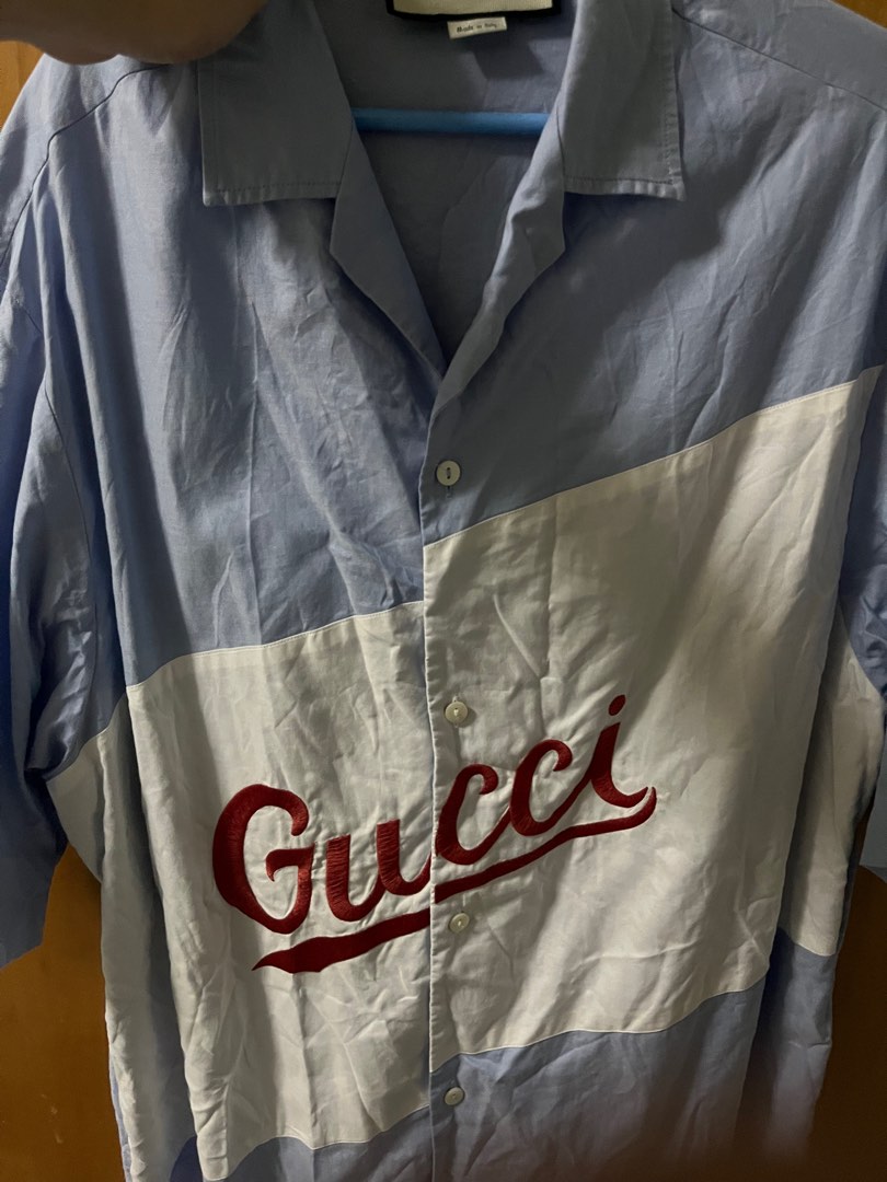 Gucci Bowling Shirt Turquoise