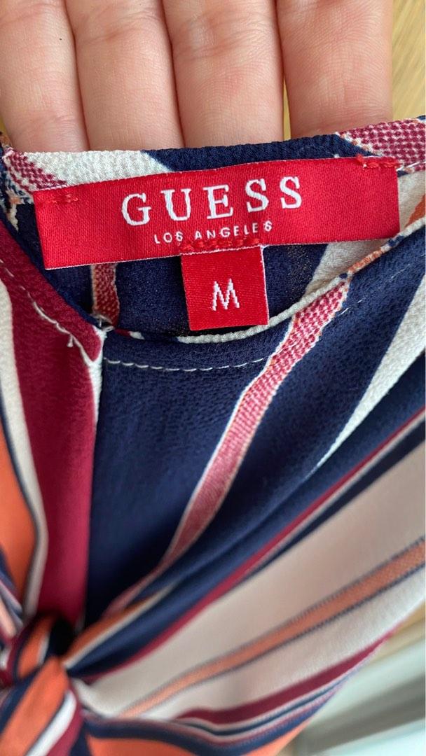 Guess striped sale jumpsuit