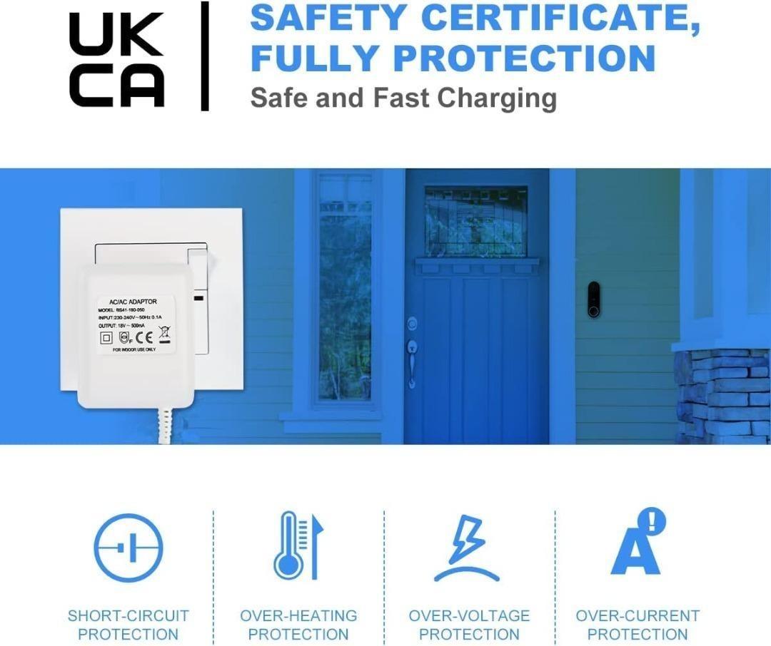 H5111 Power Supply for Nest Video Doorbell,AIEVE Power Adapter