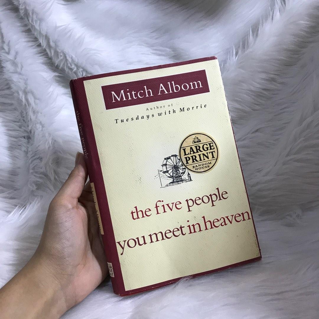 HARDBOUND The Five People You Meet In Heaven - Mitch Albom, Hobbies  Toys,  Books  Magazines, Fiction  Non-Fiction on Carousell
