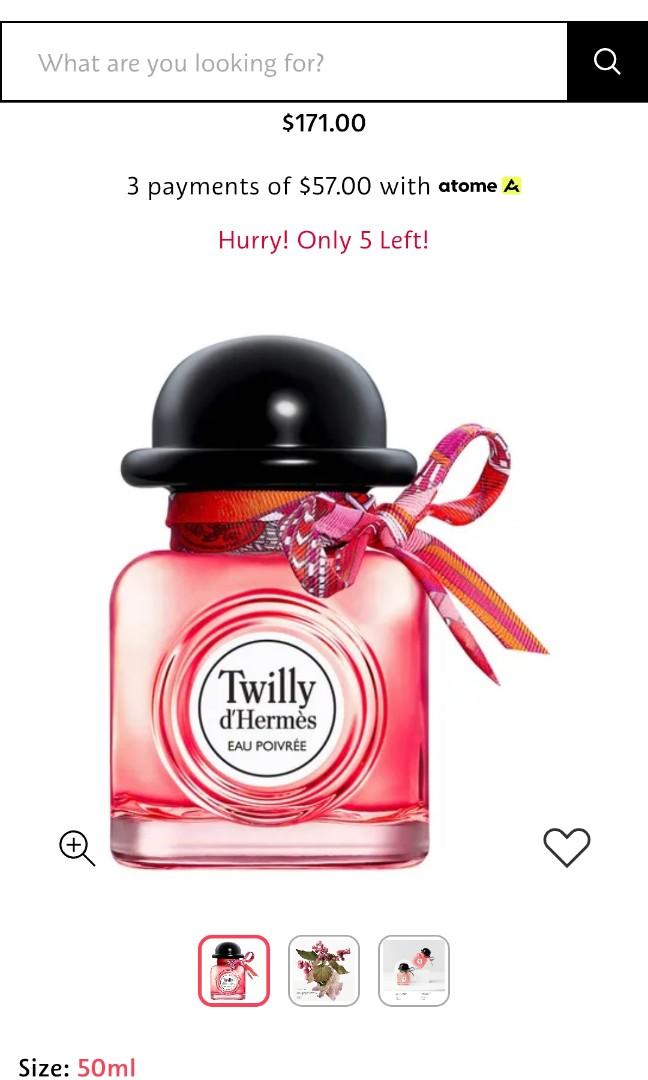 Hermes Twilly D Herm s Eau Poivr e Eau De Parfum 50ml Beauty
