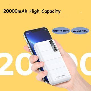 High Capacity20000mAh PD20W QC22.5W LED Display Super Fast charge Multi-compatible Two-Way Fast Charge