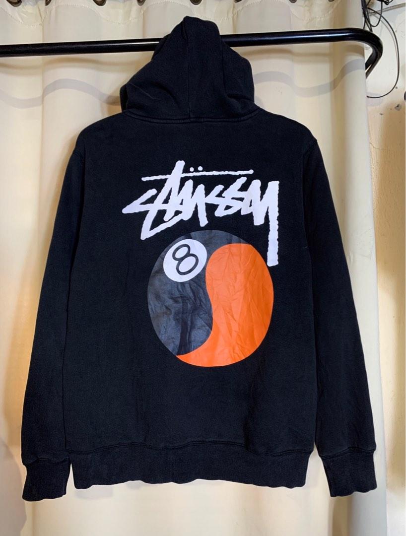 Hoodie stussy 8ball yinyang