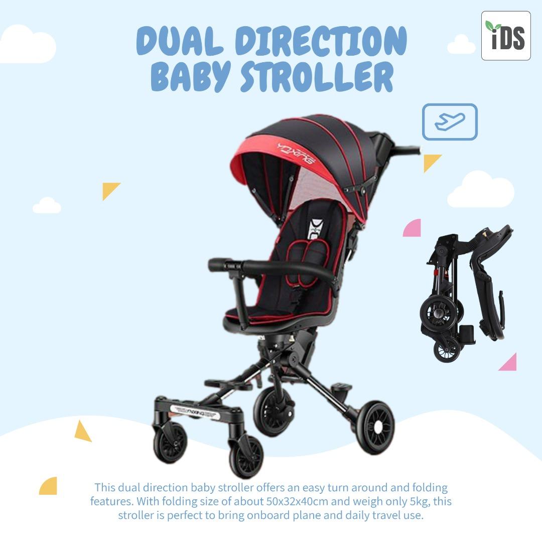 Fully collapsible baby stroller discount