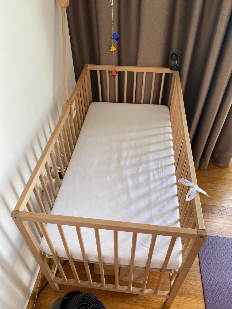 IKEA cot plus mattress, Babies & Kids, Baby Nursery & Kids Furniture