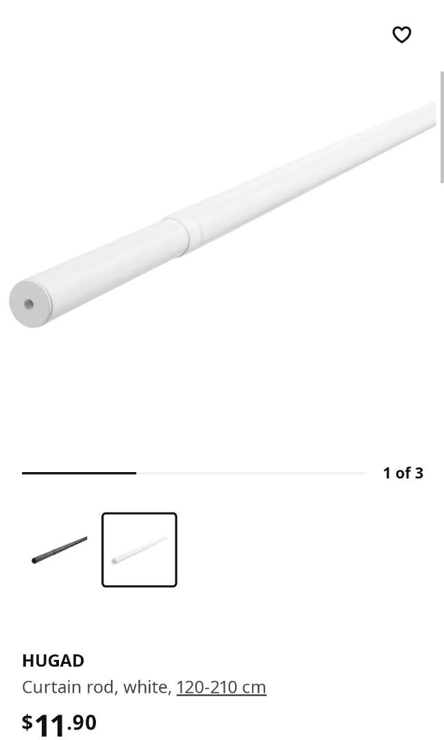 Ikea Curtain rods, Furniture & Home Living, Home Decor, Curtains