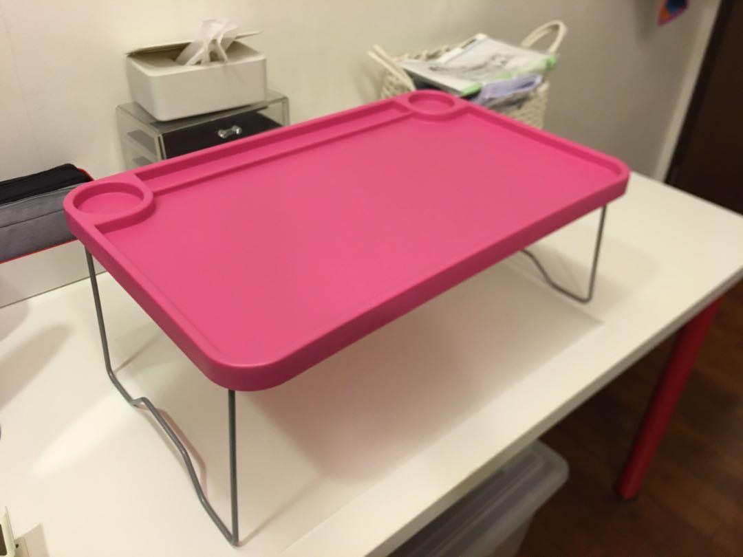 IKEA foldable bed table, Furniture & Home Living, Furniture, Tables
