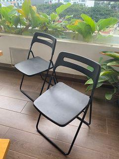 IKEA folding chairs 2pcs