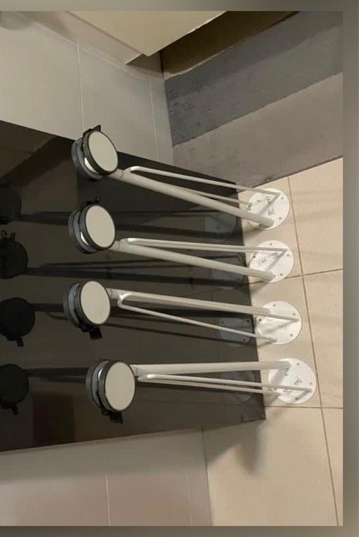 IKEA KRILLE Table Desk Legs with wheels/rolls/castors x 4, Furniture