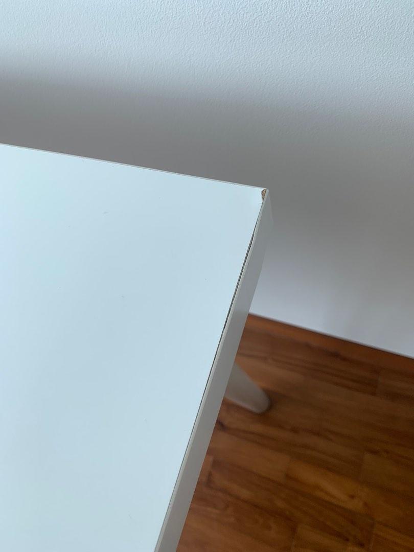 IKEA Linnmon white table, Furniture & Home Living, Furniture, Tables ...