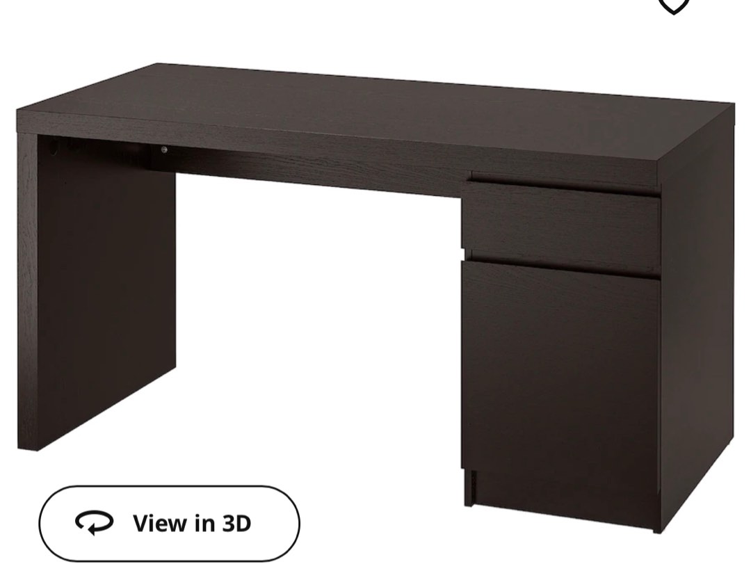 IKEA Malcolm Study Table, Furniture & Home Living, Furniture, Tables