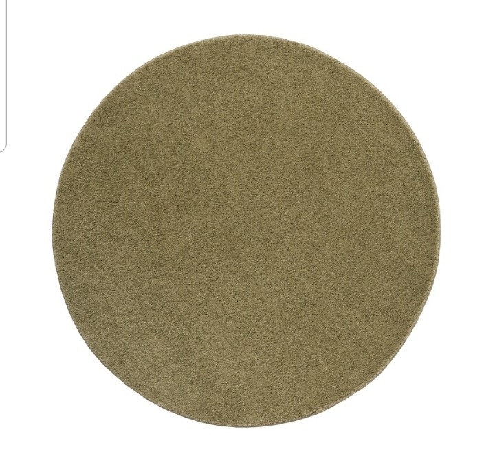IKEA Round Rug (olive green), Furniture & Home Living, Home Decor