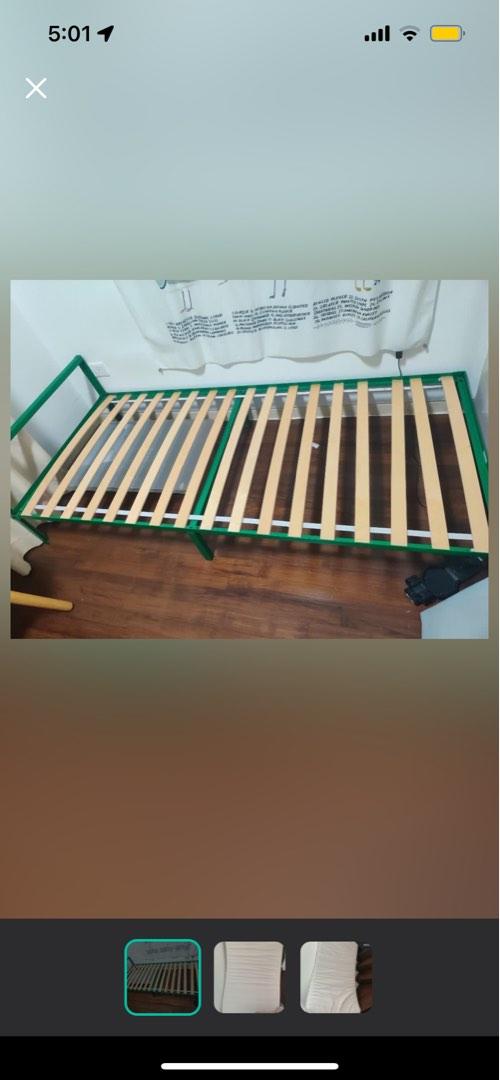 Ikea single Bed 200*90cm, Furniture & Home Living, Furniture, Bed