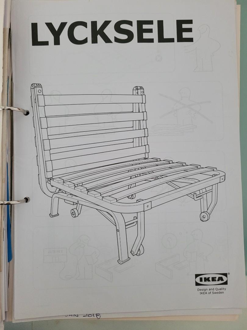 Ikea Sofa bed frame, Furniture & Home Living, Furniture, Bed Frames